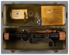 British Number 32 Mark 3 Sniper Scope with Case