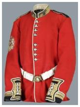 Tunic and Belt for a Senior NCO in the Irish Guards