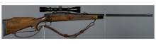 Engraved Remington Model 700 Bolt Action Rifle with Scope