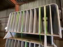 40 PIECES GALVANIZED FENCING