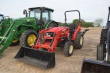 BRANSON 4815R ROPS 4WD W/ LDR AND BUCKET AND BACKHOE ATTACHMENT 195HRS (WE DO NOT GUARANTEE HOURS)
