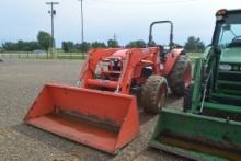 KUBOTA M7060 ROPS 4WD W/ LDR BUCKET WONT COME OUT OF 4WD 1544HRS (WE DO NOT GUARANTEE HOURS)
