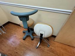 DENTIST STOOL AND DENTAL ASSISTANT STOOL