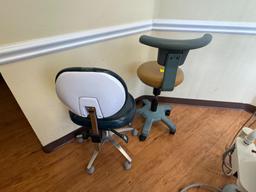 DENTIST STOOL AND DENTAL ASSISTANT STOOL