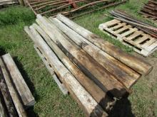 20 - Wood Posts Treated 4 1/2 Tops (M)