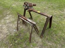 Large Vice and Metal Working Stands