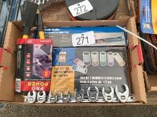 Power Bar, Crowsfoot Wrenches, Scaler, Etc.