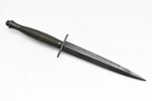 Circa WWII Fairbairn–Sykes British Commando 3rd Pattern Fighting Knife (7" Blade)