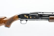 1 Of 4,000 - 1990 Browning Model 12 Grade V (Gold/ Engraved), 28 Ga., Pump (W/ Box), SN - 00162NM...