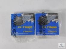 10 Shells Silver Bear .410-3" Magnum 97 Grain Sabot Slug Zinc Plated Case