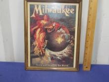 Vtg Advertisement For Milwaukee, Wi. " Feeds And Supplies The World "