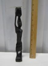 Carved Ebony Wood African Woman