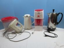 Lot Small Appliance Farberware Super Fast Fully Automatic 12 Cup Coffee Electric Percolator,