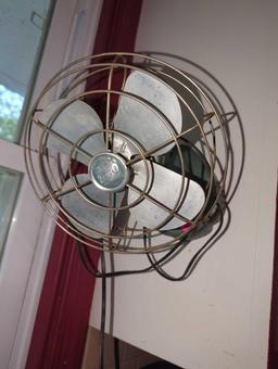 (KIT) VINTAGE BERSTED MFG CO. "ZERO" MODEL 1250R FAN, MEASURE 69 IN X 12 IN, NEED TOOLS TO REMOVE