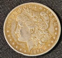 1896 Morgan Silver Dollar.