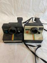 2 Vintage Polaroid Cameras