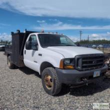 2003 FORD F-350 SUPERDUTY XL, 6.0L POWERSTROKE, 4X4, DUALLY, STANDARD CAB, WELDING BED