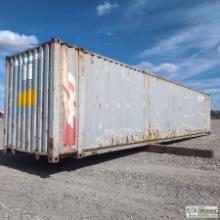 SHIPPING CONTAINER, CONEX TYPE, 45FT HIGH CUBE, STEEL CONSTRUCTION