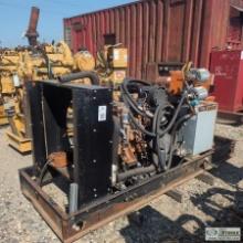 GENERATOR, GENERAC MODEL 9913-0, 50KW, 100KVA, 120/208 VOLT 3 PHASE, 4 CYLINDER DIESEL ENGINE, SKID