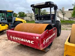 2021 DYNAPAC CA2500D VIBRATORY ROLLER SN:10000167PLA025882 powered by Cummins diesel engine,