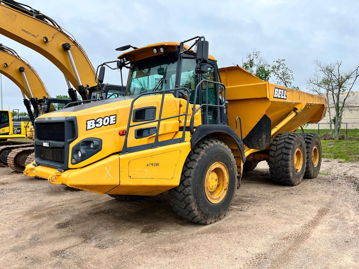 2022 BELL B30E ARTICULATED HAUL TRUCK SN:B93A331EC03009280 6x6, powered by Mercedes Benz diesel