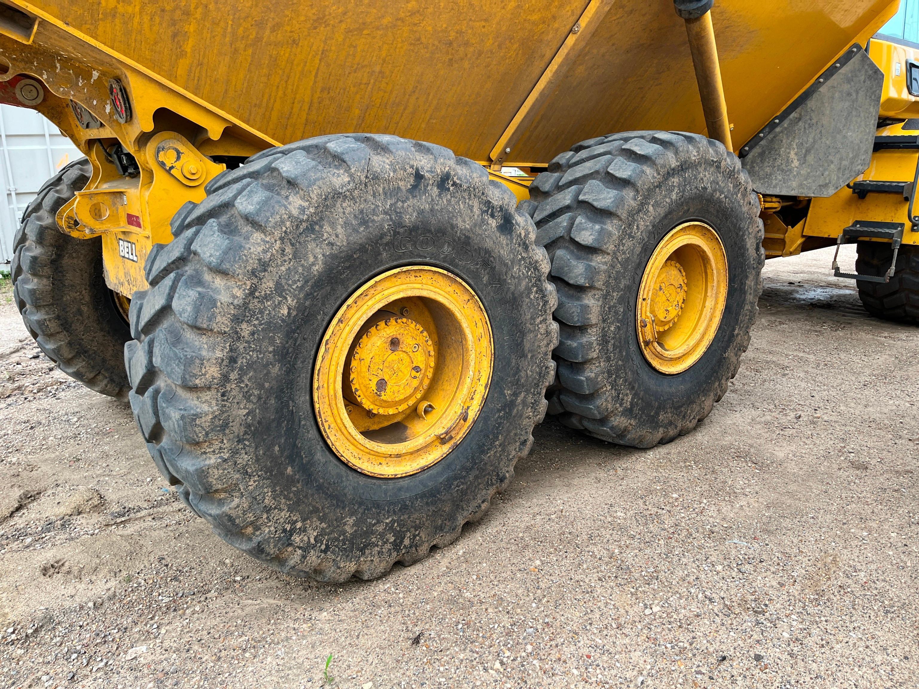 2022 BELL B30E ARTICULATED HAUL TRUCK SN:B93A331EC03009280 6x6, powered by Mercedes Benz diesel