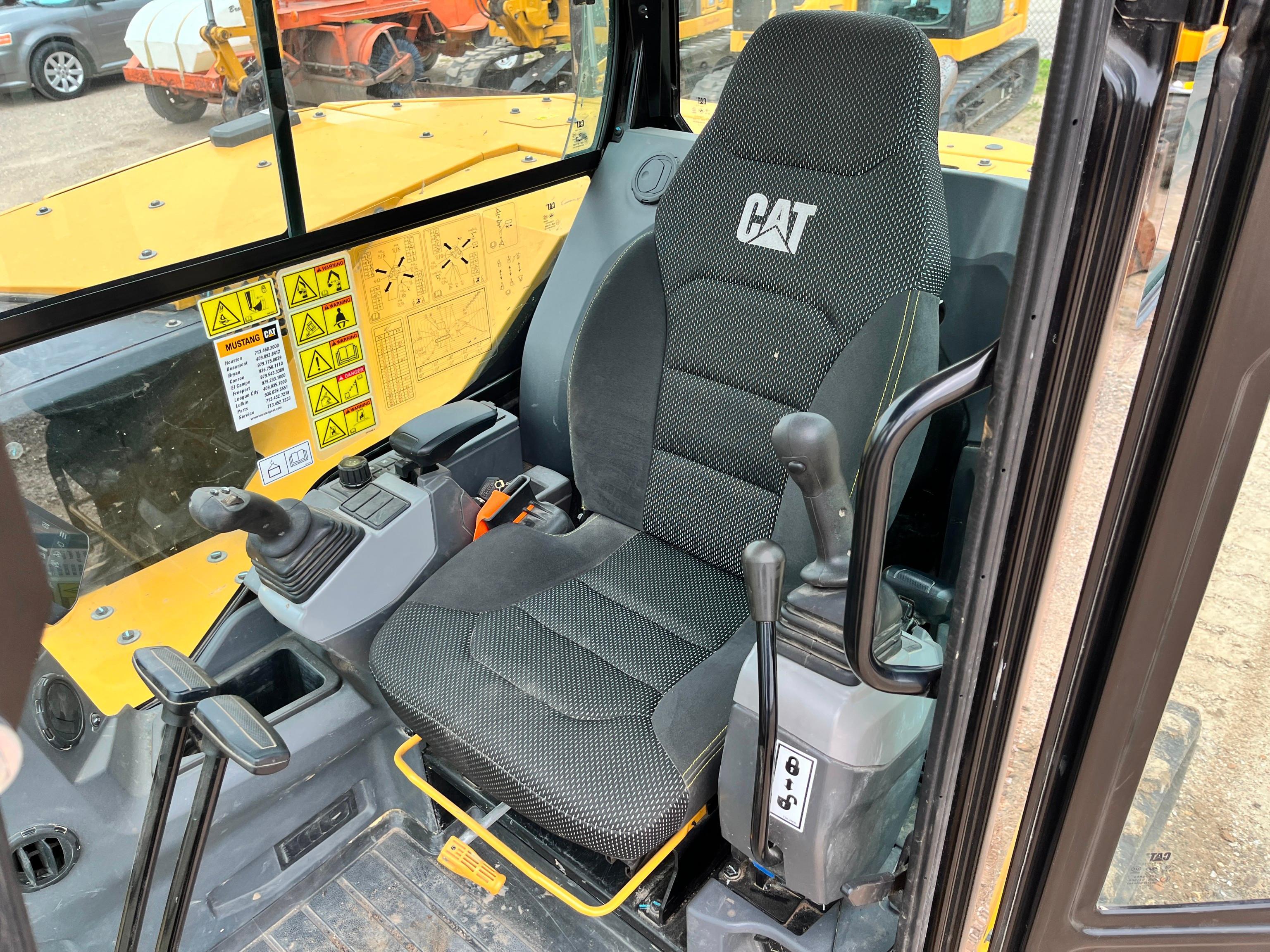 2023 CAT 308CR HYDRAULIC EXCAVATOR SN:807565 powered by Cat C3.3B diesel engine, equipped with Cab,