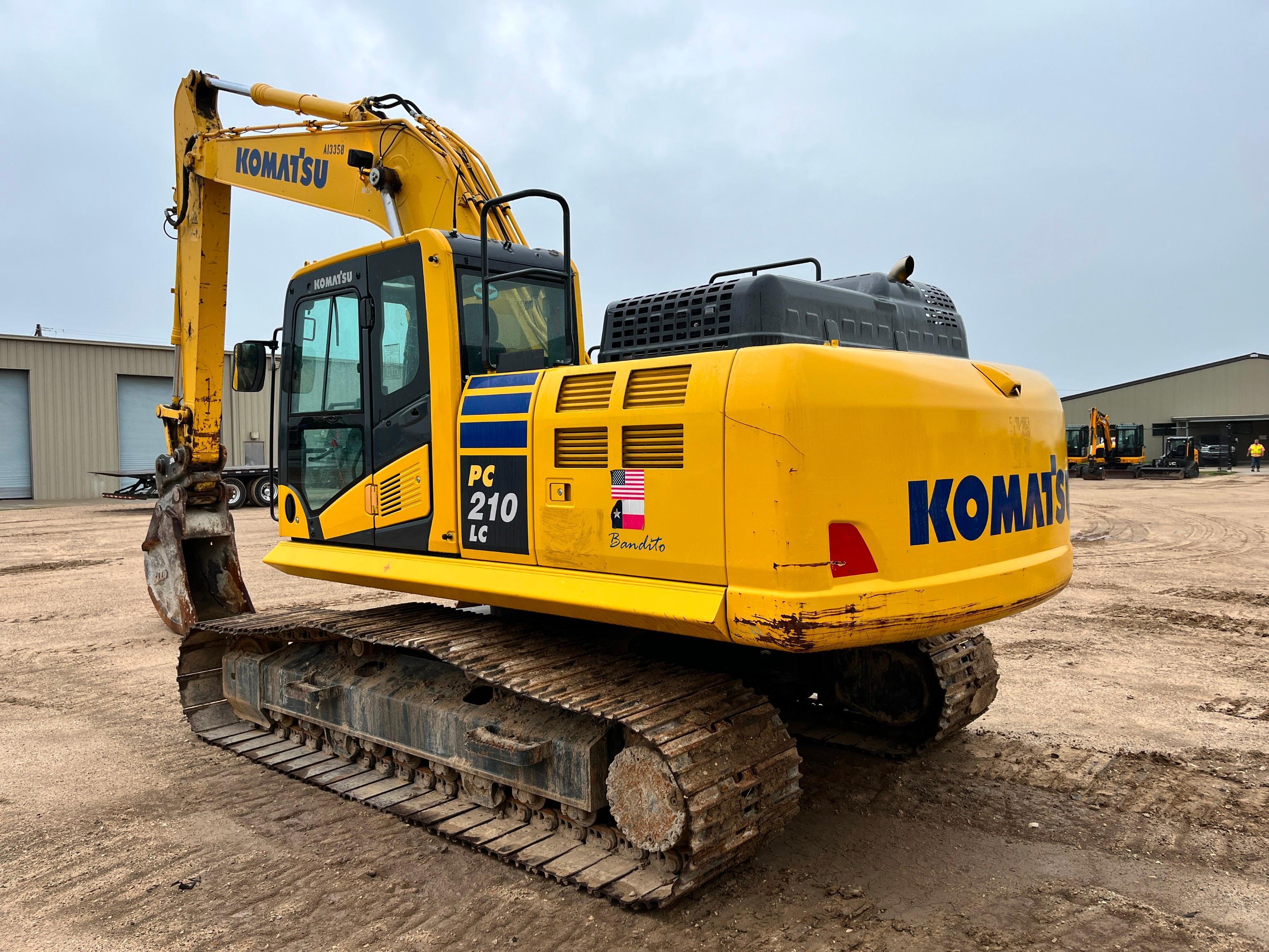 2021 KOMATSU PC210LC-11 HYDRAULIC EXCAVATOR SN:A13358 powered by Komatsu diesel engine, equipped