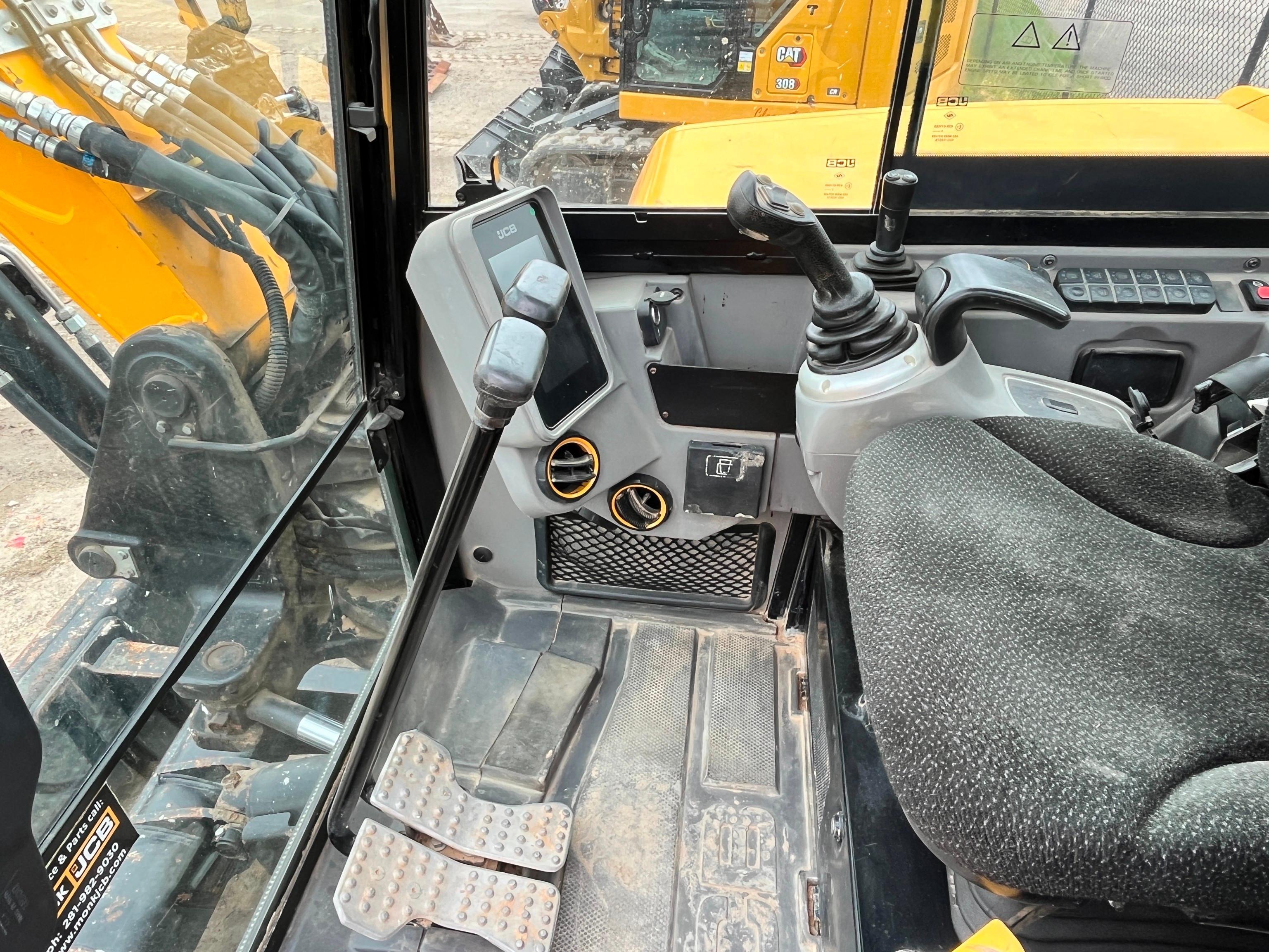 2022 JCB 85Z-2 HYDRAULIC EXCAVATOR SN:JCB8AEA3KM2736507 powered by Kohler diesel engine, equipped