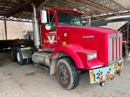 1998 KENWORTH T800 TRUCK TRACTOR VN:1XKDDU0X7WJ784887 powered by Cat C12 diesel engine, equipped