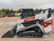 2023 BOBCAT T76 RUBBER TRACKED SKID STEER powered by diesel engine, equipped with rollcage,