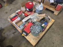 PALLET OF HILTI, WEJ-IT & FD FASTENERS, ANCHORS SUPPORT EQUIPMENT