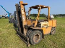 KOMATSU FG45-4 FORKLIFT SN:130264 powered by LP engine, equipped with OROPS, 8,000lb lift