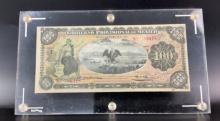 1914 Mexican 100 Peso F