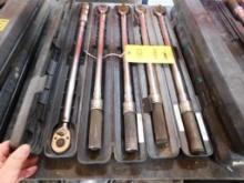 LOT: (5) CDI 1/2" Drive Torque Wrenches