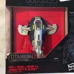 NIB Collector Star Wars The Black Series Titanium Series Jango Fett's  #27 Box Size:5x4"