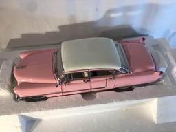 NIB Collector  Elvis Presley's Pink Cadillac Franklin Mint Precision Models Scale 1:24 DieCast