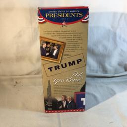 Collector NIB  Donald Trump Royal Bobbles Size: 10"tall Box