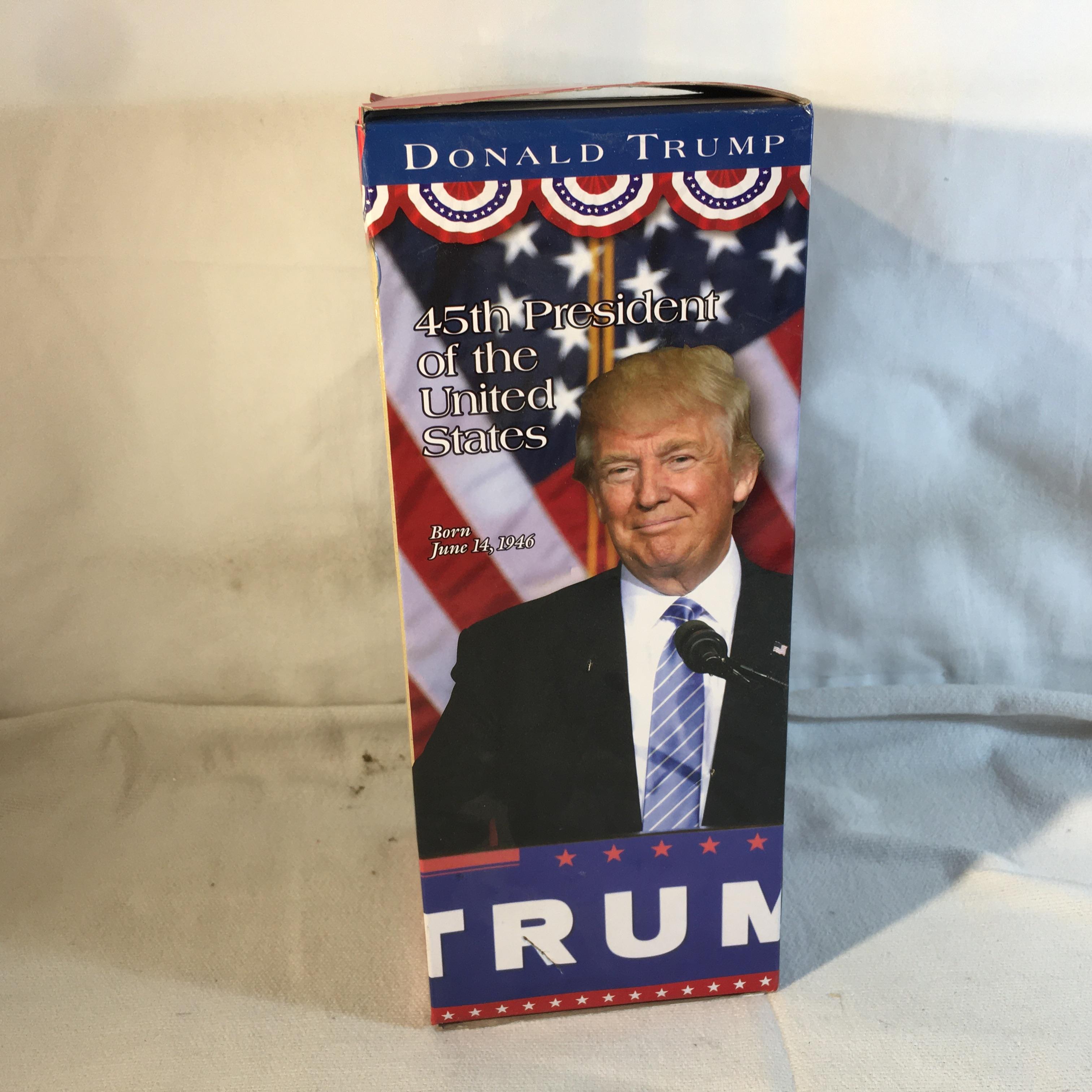 Collector NIB  Donald Trump Royal Bobbles Size: 10"tall Box