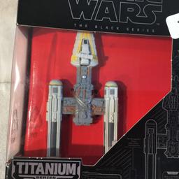 NIB Collector Star Wars The Black Series Titanium Series Y-Wing #08 Box Size:5x4"