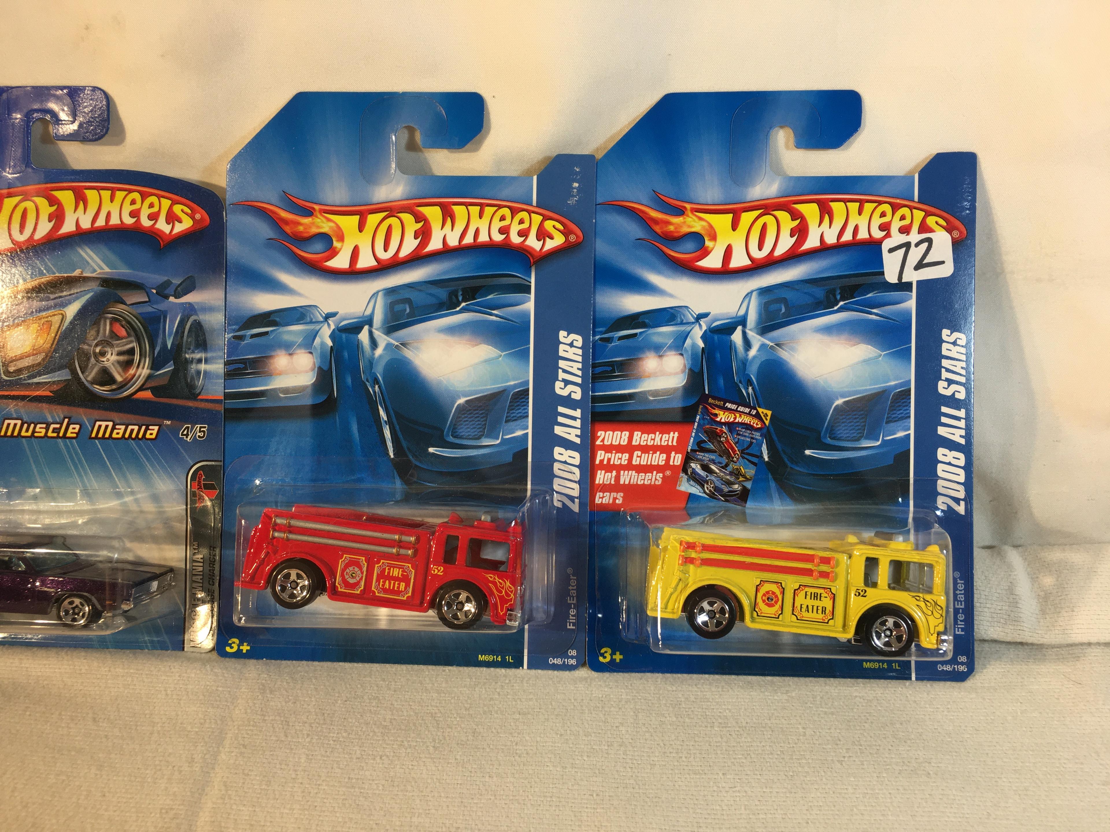 Lot of 4 Pcs Collector New in Package Hot wheels Mattel 1/64 DieCast Meta Cars - See Pictures