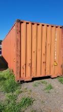 2007 40'X8' RED SHIPPING CONTAINER S:CA1V4017 493