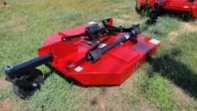 NEW 5' AGRI X 3PH RED ROTARY CUTTER 85HP SHEAR PIN GEAR BOX