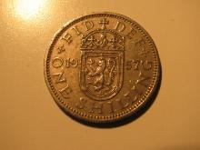 Foreign Coins: 1957 Great Britain 1 Shilling