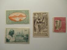 4 Guadulope Unused  Stamp(s)