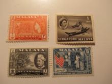4 Malaya Unused  Stamp(s)