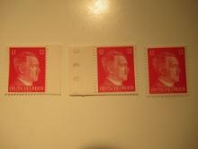 3 Nazi Germany Unused Stamp(s)