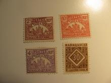 4 Madagascar Unused  Stamp(s)