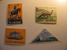 4 San Marino Unused  Stamp(s)