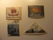 4 San Marino Unused  Stamp(s)